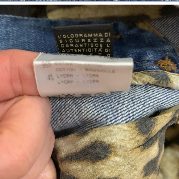 Roberto Cavalli Vintage Y2K Crop Denim - Picture 4 of 10